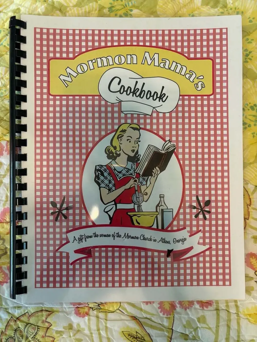NWOT Mormon Mama's Cookbook Spiral Bound Recipe Book Athens, Georgia